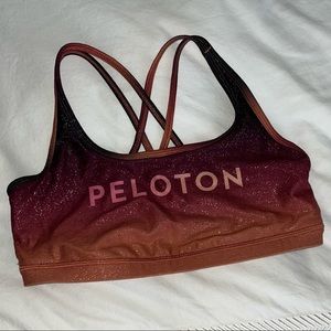 WITH Peloton Sunrise Fade Strappy Bra Size Medium